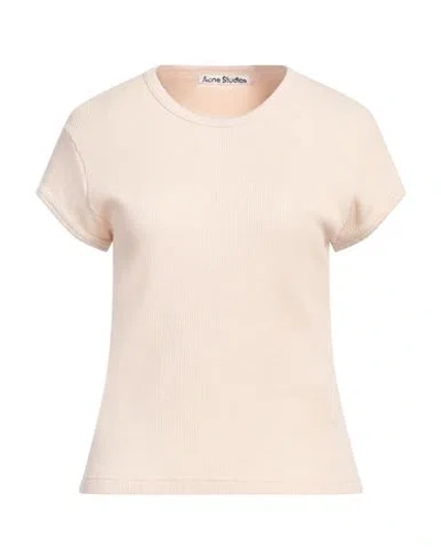 Acne Studios Woman T-shirt Blush Size L Cotton In Pink