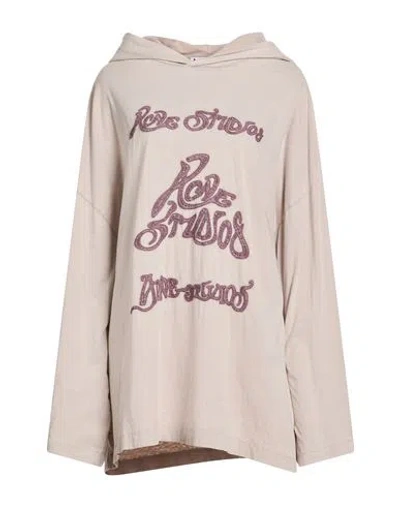 Acne Studios Woman T-shirt Light Grey Size S/m Cotton In Neutral