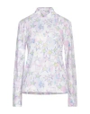 Acne Studios Multicolor Printed Shirt In Purple