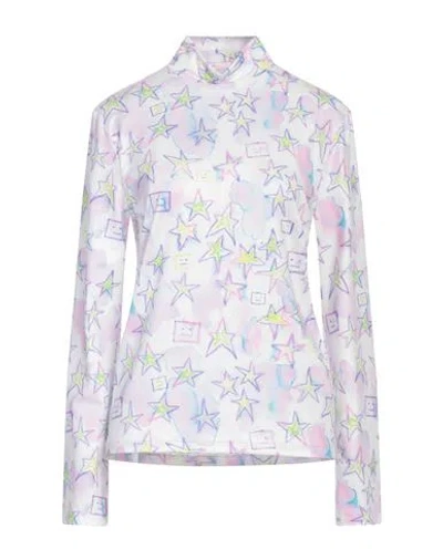 Acne Studios Multicolor Printed Shirt In As4 Pale Pink/multi