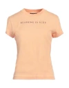 Acne Studios Printed Cotton T-shirt In Orange