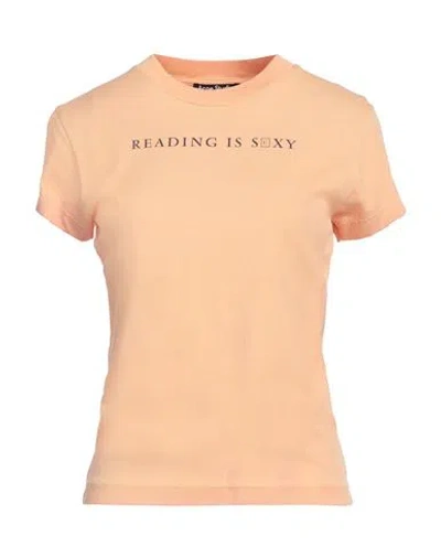 Acne Studios Printed Cotton T-shirt In Orange