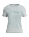 Acne Studios Woman T-shirt Pastel Blue Size S Cotton