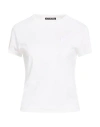 Acne Studios Woman T-shirt White Size L Cotton In White