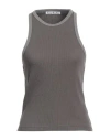 Acne Studios Eris Vintage Cotton Tank Top In Grey