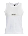 Acne Studios White Paneled Tank Top In White