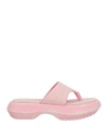 Acne Studios Woman Thong Sandal Light Pink Size 11 Leather In Pink