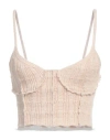 Acne Studios Beige Wool Textured Camisole In Beige