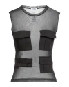 Acne Studios Woman Top Black Size M Nylon, Cotton