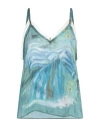 Acne Studios Woman Top Turquoise Size 6 Viscose In Blue