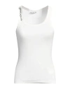Acne Studios Woman Top White Size M Cotton In White