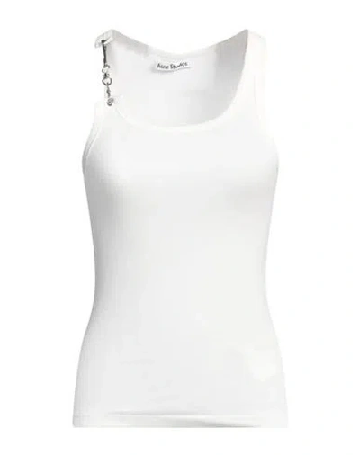 Acne Studios Woman Top White Size M Cotton