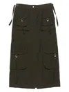 Acne Studios Dark Grey Cargo Skirt
