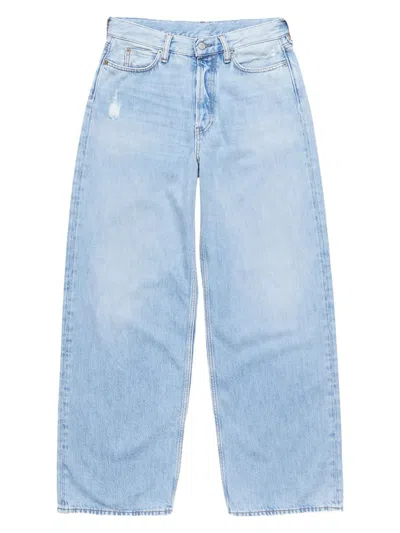 ACNE STUDIOS WOMEN'S 100% COTTON TROUSERS