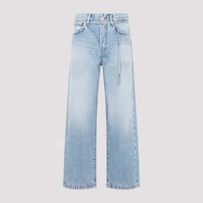 Acne Studios Women's 1991 Mini Jeans In Blue