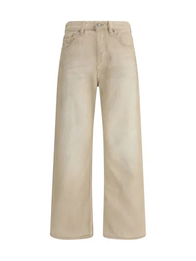 Acne Studios Women 5-pocket Denim Jeans In Neutral