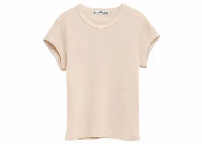 Pre-owned Acne Studios Women's  Logo T-shirt In Soft Pink Dky