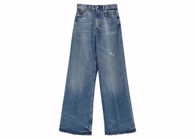 Pre-owned Acne Studios Women's  Relaxed Fit Jeans In Mid Blue Auz
