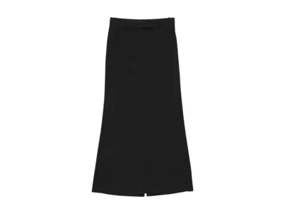 Pre-owned Acne Studios Women's  Wrap Skirt In Black