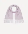Acne Studios Women's Alpaca-wool Logo Scarf In Pink