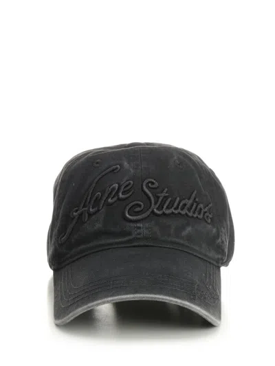 Acne Studios Women Baseball Hat In Black
