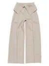Acne Studios Folded Waist Straight-leg Trousers