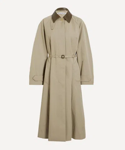 Acne Studios Women's Belted Trenchcoat In Sand