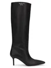 ACNE STUDIOS WOMEN'S BEZITHER LEATHER KNEE-HIGH BOOTS