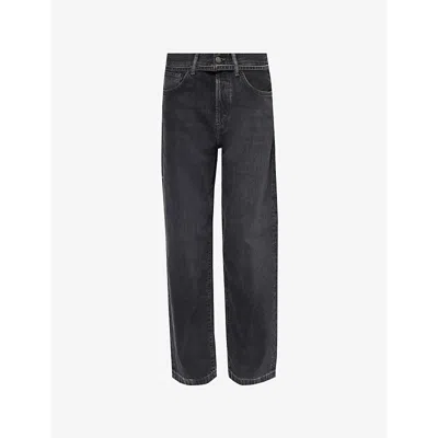 Acne Studios Black Loose-fit 1991 Toj Jeans