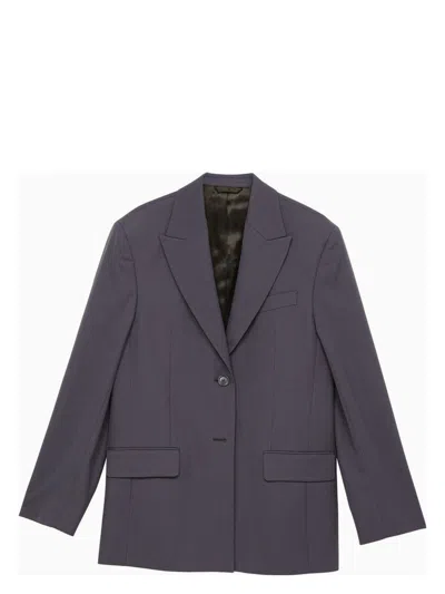 Acne Studios Women's Blue Single-breasted Jacket