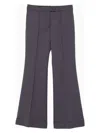 Acne Studios Wool-blend Trumpet Trousers In Light Blue
