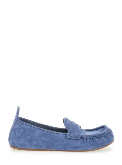 Acne Studios Women Bojan Suedew In Blue