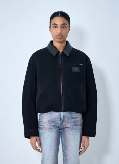 Acne Studios Women Bomber Blouson In Black