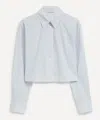 Acne Studios Women's Button-up Logo Stamp Shirt