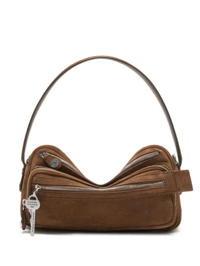 Acne Studios Women Camero Party Leather Shoulder Bag In Multi