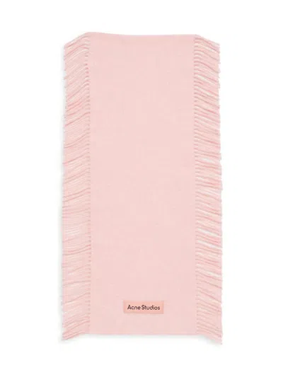 Acne Studios Women's Canada Cancan Fringe Scarf In Pink