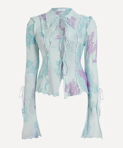 Acne Studios Women's Chiffon Printed Blouse