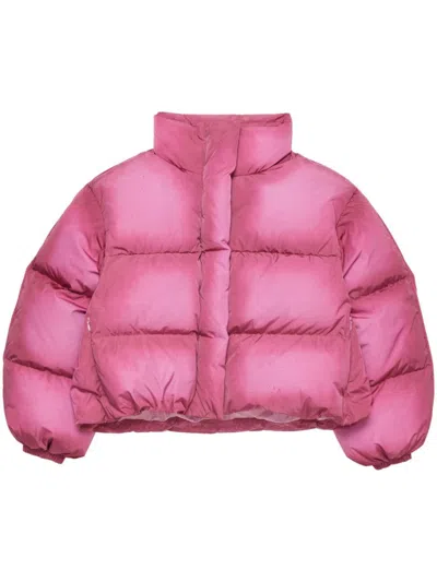 Acne Studios Down Puffer Jacket In Pink