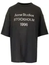 Acne Studios Women Cotton And Hemp T-shirt In Brown