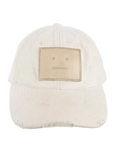 Pre-owned Acne Studios Women's Cotton Baseball Cap In Neutrals