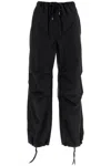 Acne Studios Drawstring Wide-leg Trousers In Nero