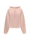 Acne Studios Women Cotton Hoodie In Neutral