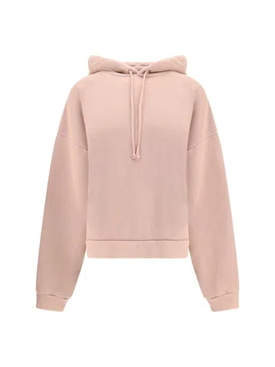Acne Studios Women Cotton Hoodie In Neutral
