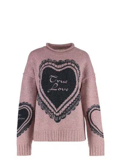 Acne Studios Women's Crew-neck Wool Sweater