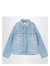 Acne Studios Distressed Relaxed Fit Denim Jacket
