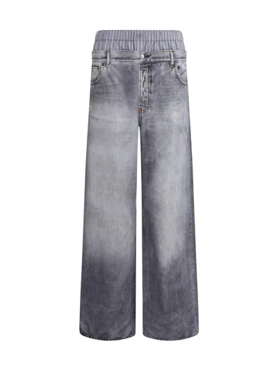 ACNE STUDIOS ACNE STUDIOS WOMEN DENIM PRINT PANTS