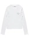 Acne Studios Logo-printed Distressed Cotton And Hemp-blend T-shirt In White