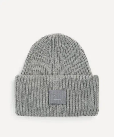 Acne Studios Face Logo Beanie Hat