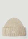 Acne Studios Women Face Patch Beanie Hat