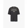 Acne Studios T-shirts And Polos In Faded Black
